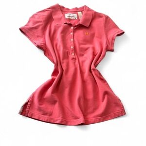 Vintage Y2K Aeropostale Red Polo Shirt